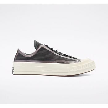 Converse Chuck 70 Tape Seam Metallic Cierne / Biele - Panske Topanky na Platforme